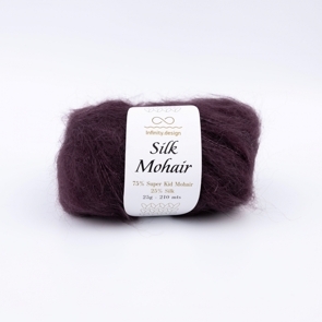 Silk Mohair Inf (4855 AUBERGINE)