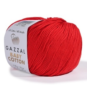 Baby Cotton (3443 Алый)